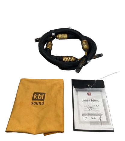 KBL Sound Extrema Interconnect XLR 1.5 Meter E-885X