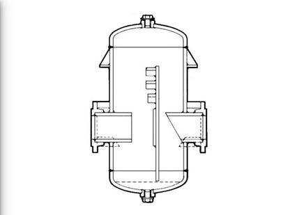 Spirax Sarco 67190, S4A Separator, 4 in, ANSI 150 Flange, 150 psig